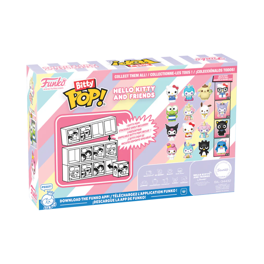 Hello Kitty and Friends Series 2 Keroppi Vinyl Figure 4-Pack - Sanrio, Funko - Bitty POP!