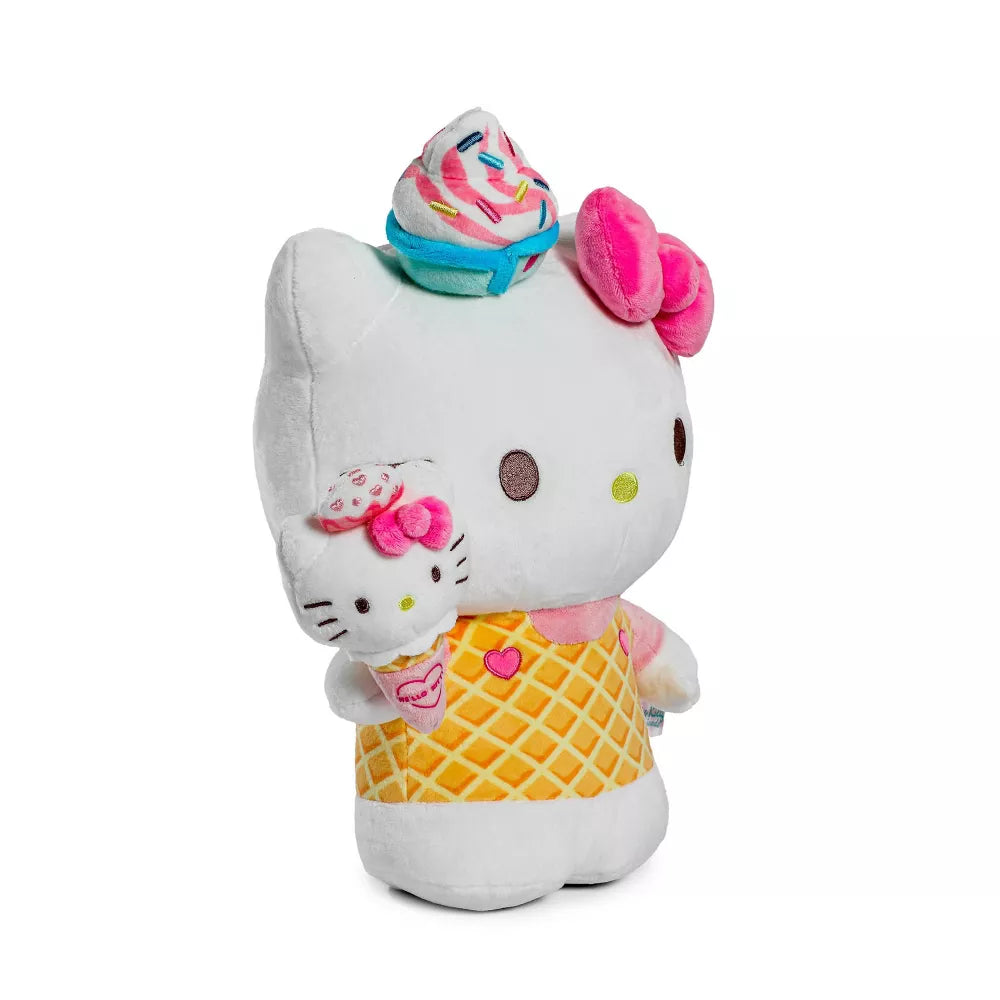 Hello Kitty Ice Cream Cone Plush - Kidrobot
