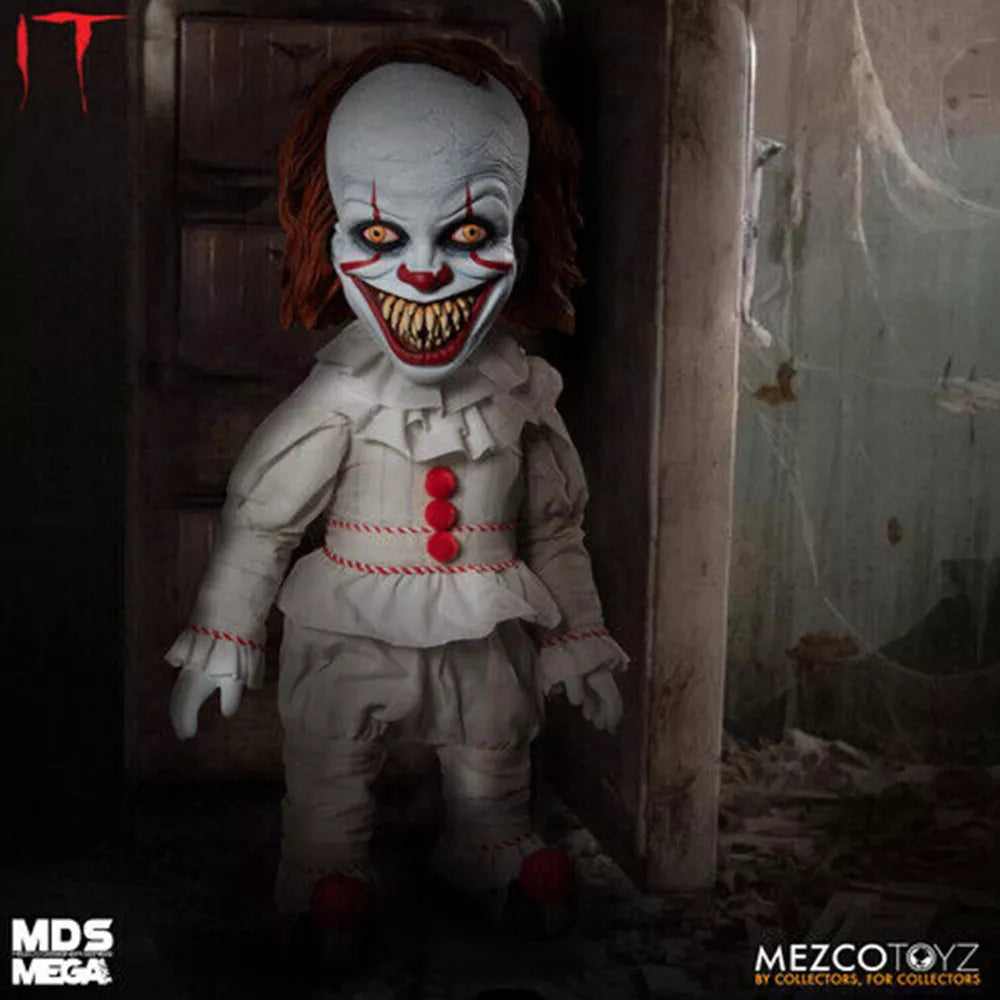 Stephen King's IT Talking Sinister Pennywise Doll - Mezco Toyz - MDS Mega Scale