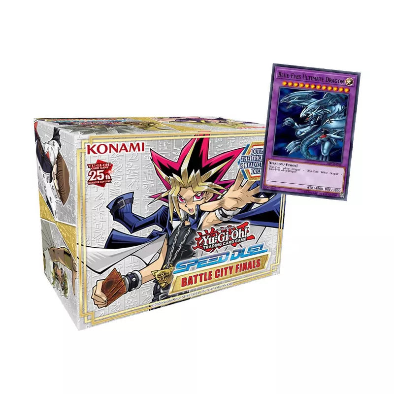 Yu-Gi-Oh! TCG Speed Duel Battle City Finals Box - 8 Ready-to-Play Decks + Game Mat - Konami