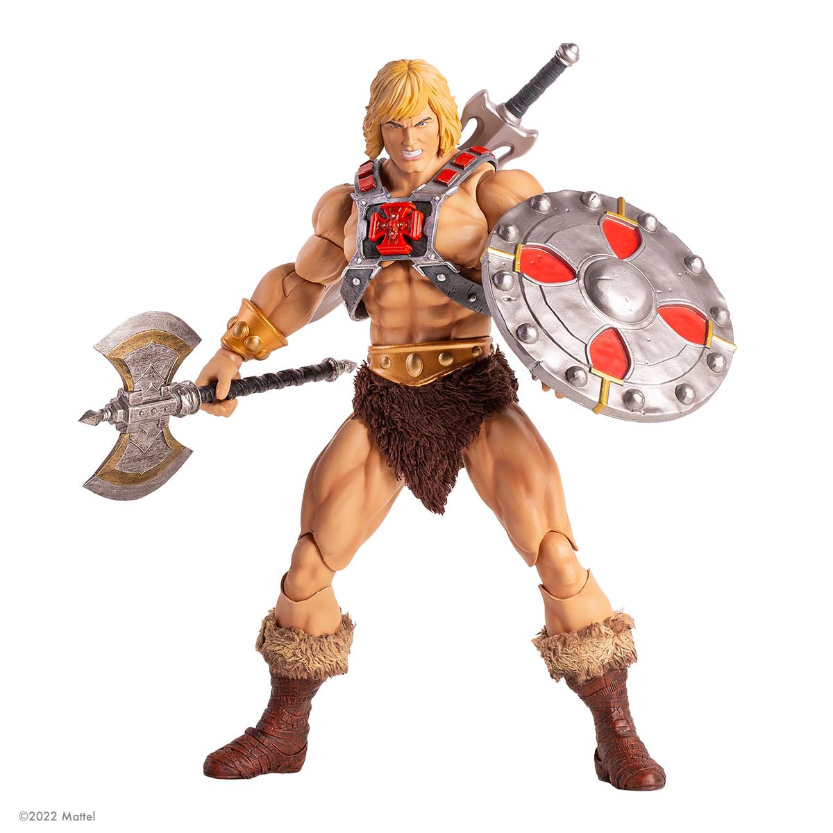 Masters of the Universe He Man 1 6 Scale Figure Ver. 2 Mondo Tees JustPressPlayOnline