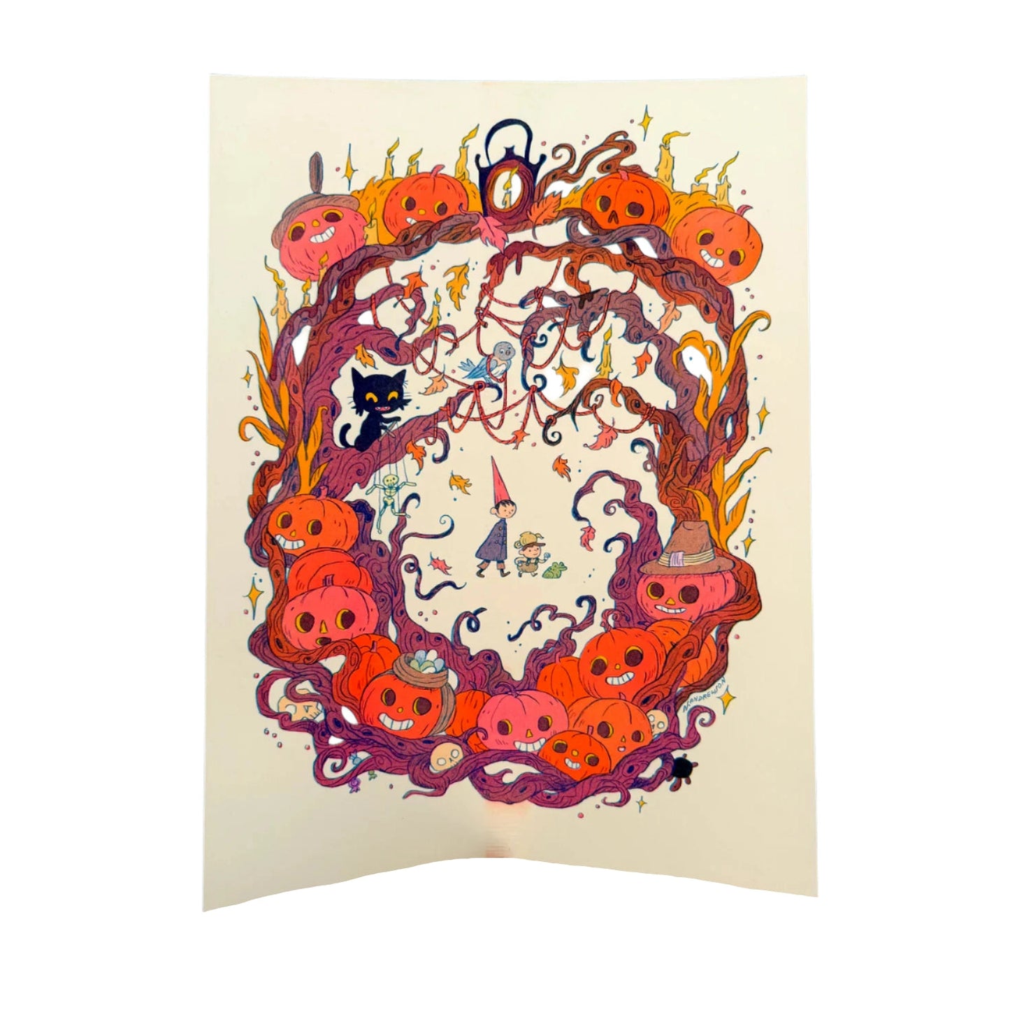 Ain’t That Just The Way Large Version - Over the Garden Tribute Riso Print - by Natalie Andrewson