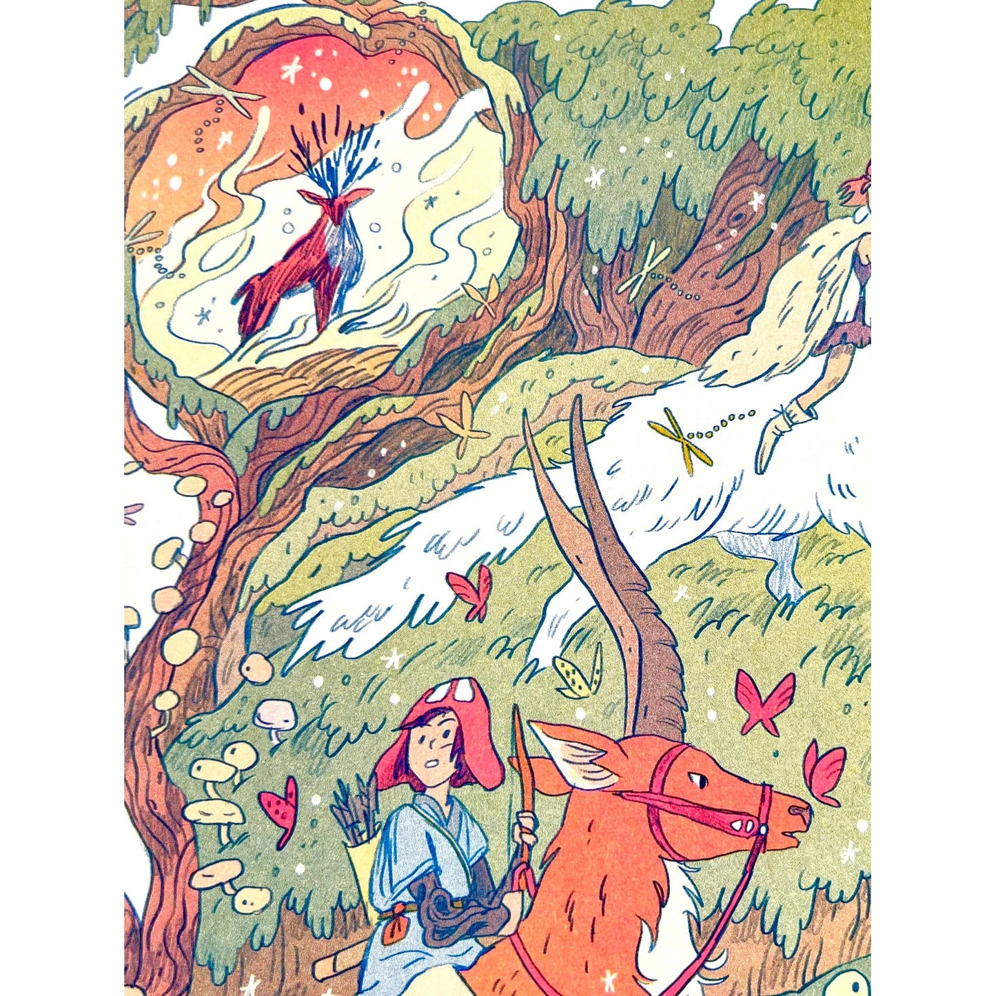 Princess Mononoke Large Print - Natalie Andrewson