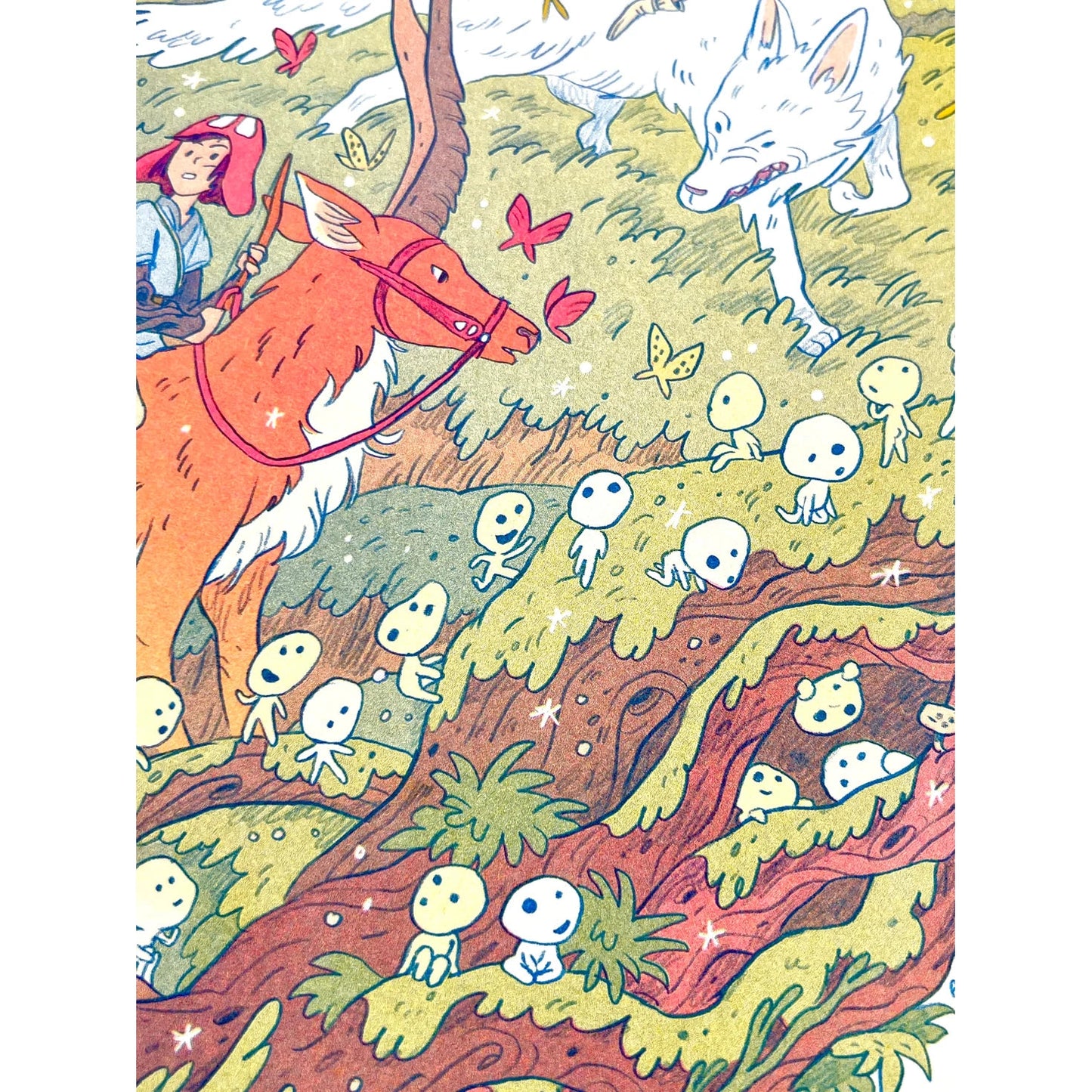 Princess Mononoke Large Print - Natalie Andrewson