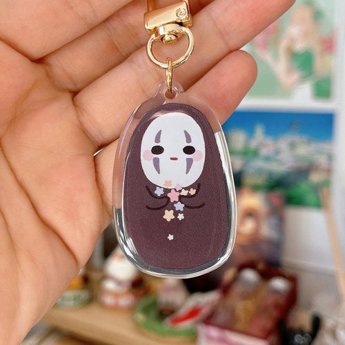 Spirited Away No Face Keychain - Cherry Rabbit, Studio Ghibli