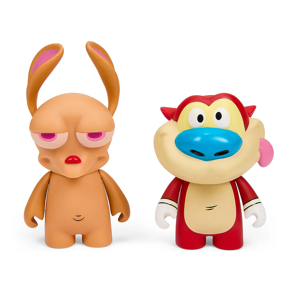 Ren & Stimpy 3" Vinyl Figure 2-Pack - Kidrobot x Nick - '90s Collection