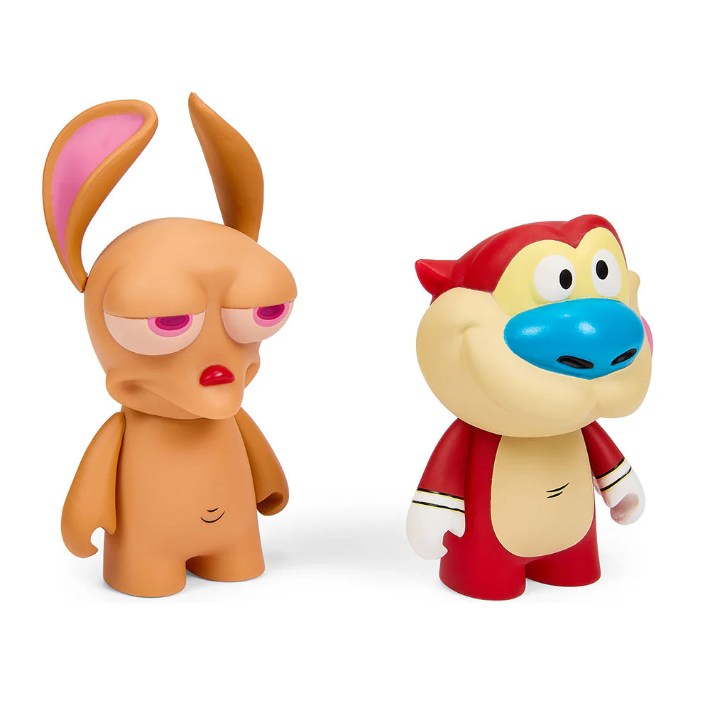 Ren & Stimpy 3" Vinyl Figure 2-Pack - Kidrobot x Nick - '90s Collection