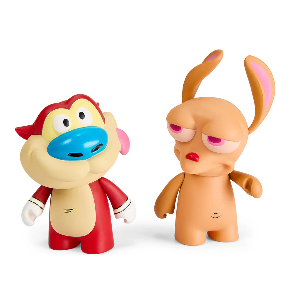 Ren & Stimpy 3" Vinyl Figure 2-Pack - Kidrobot x Nick - '90s Collection