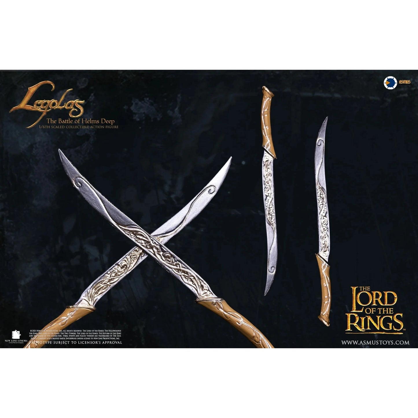 The Lord of the Rings: The Two Towers Legolas The Battle of Helm's Deep 1/6 Scale Collectible Action Figure - Asmus Toys