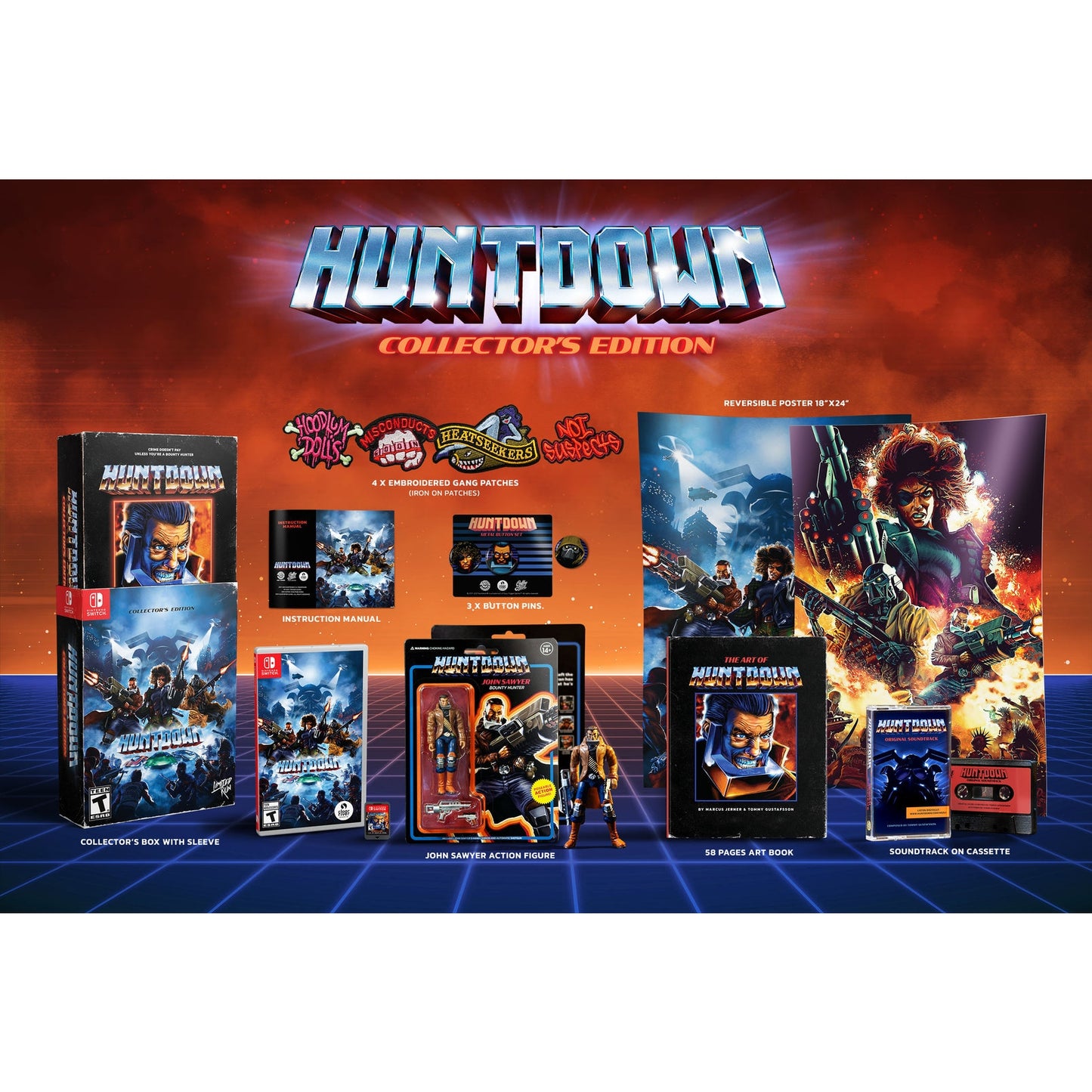 Huntdown: Collectors Edition - Nintendo Switch