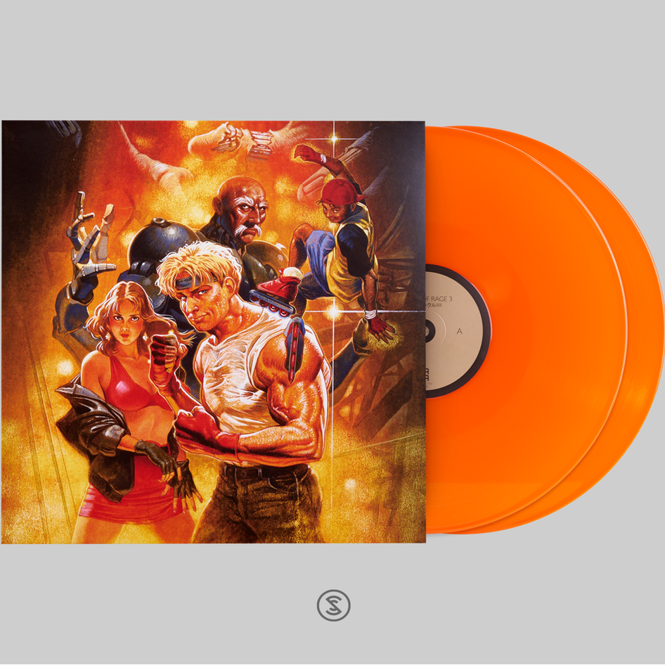 Streets of Rage Soundtrack 2 LP Orange Vinyl