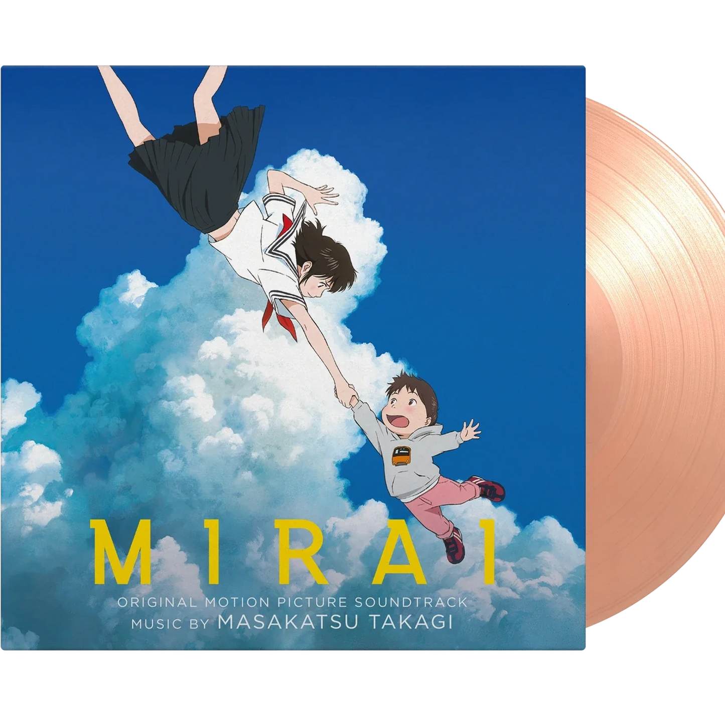 Mirai Original Motion Picture Soundtrack by Masakatsu Takagi - Vinyl LP Record Limited Edition, Pink, OST