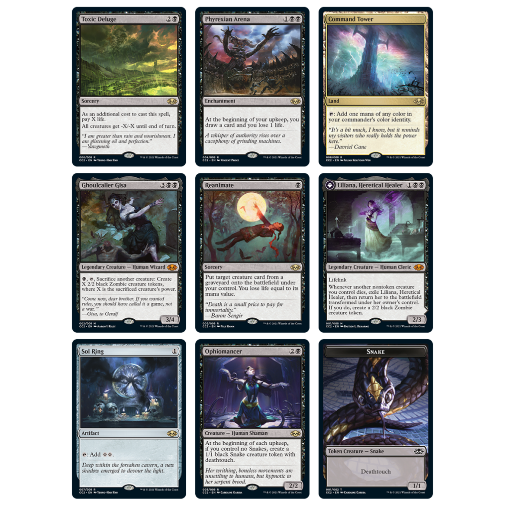 Magic: The Gathering TCG Commander Collection: Black Premium Edition - Contains 8 Foil Cards