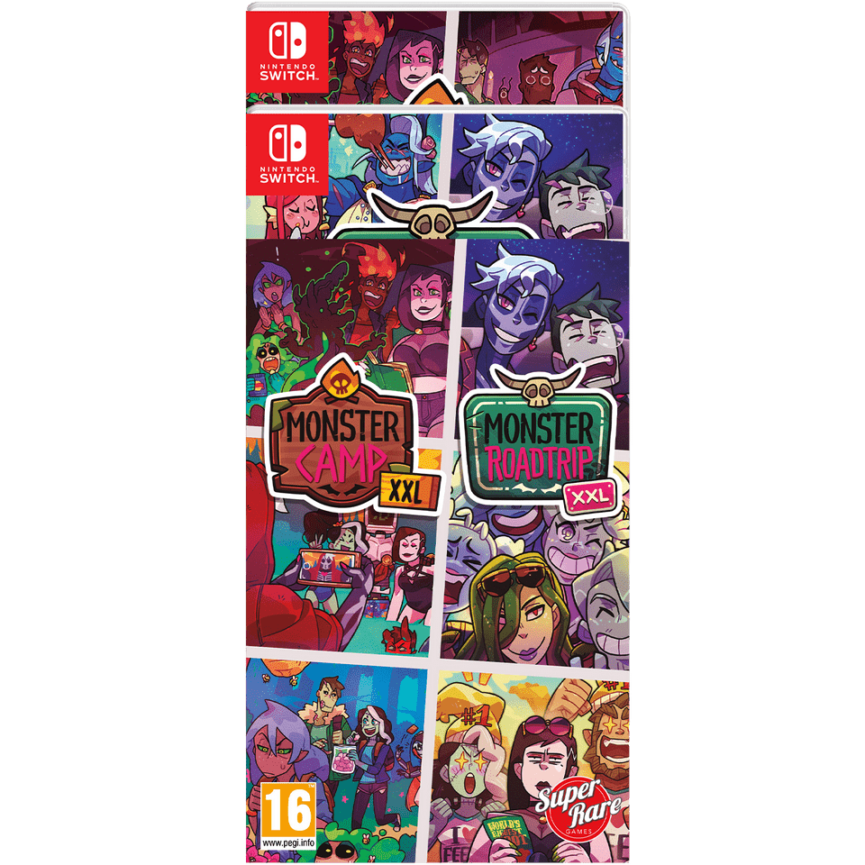 Monster Camp & Roadtrip XXL Double Pack - Nintendo Switch Import