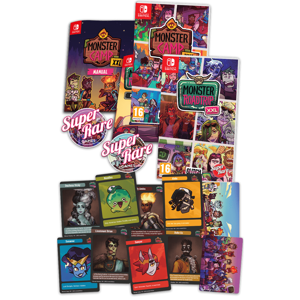 Monster Camp & Roadtrip XXL Double Pack - Nintendo Switch Import