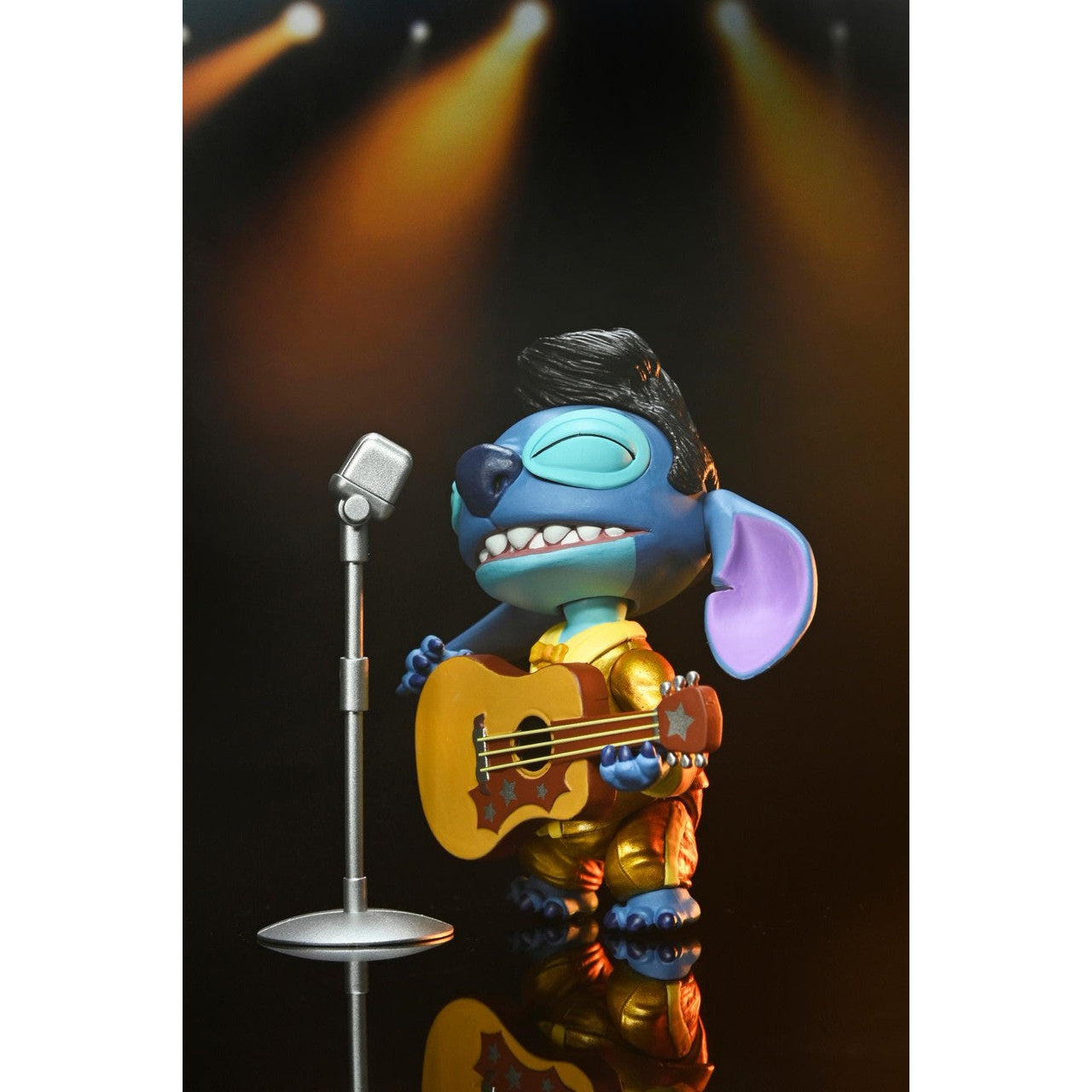Lilo & Stitch Ultimate Gold Suit Elvis Stitch Action Figure - 7-Inch Scale - NECA