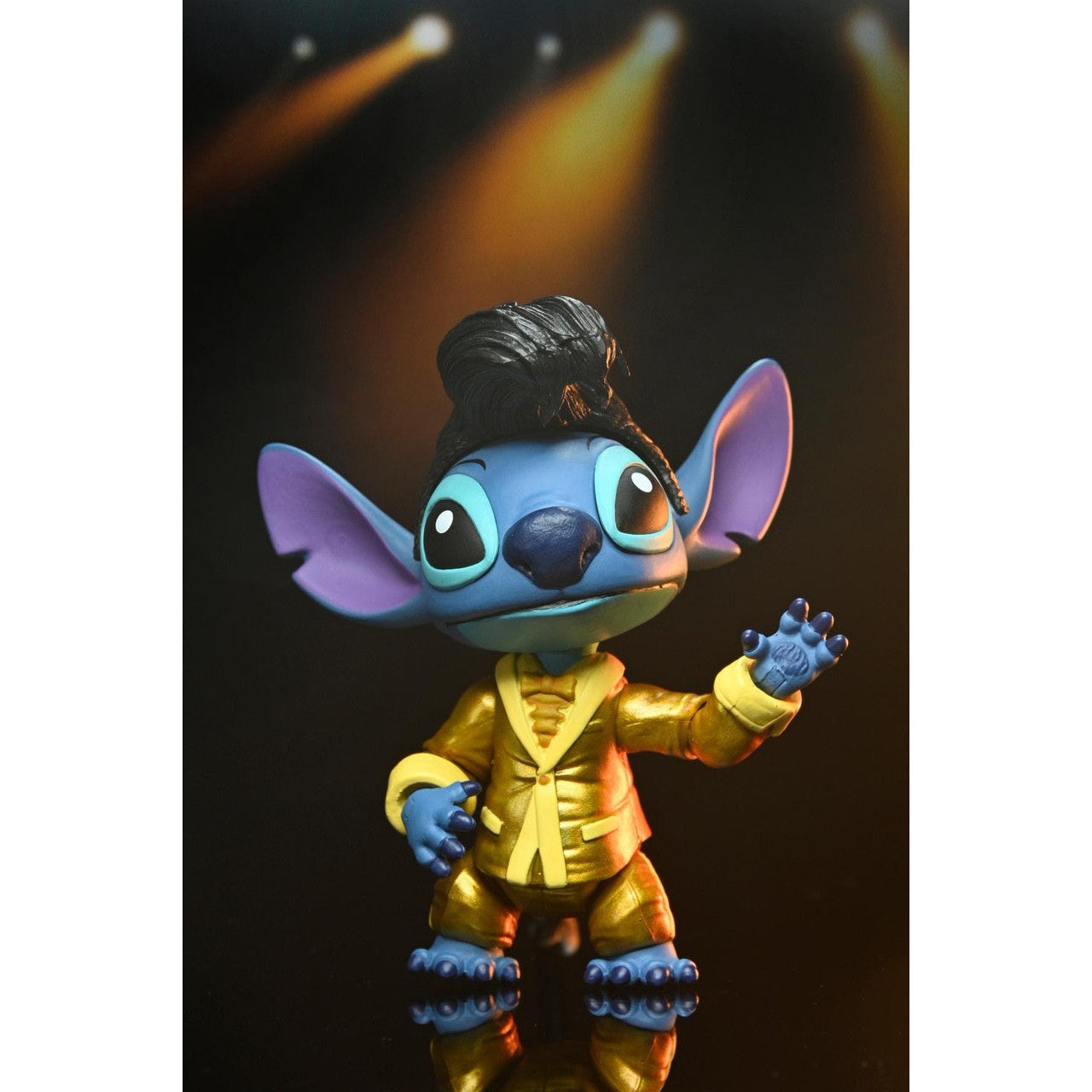 Lilo & Stitch Ultimate Gold Suit Elvis Stitch Action Figure - 7-Inch Scale - NECA