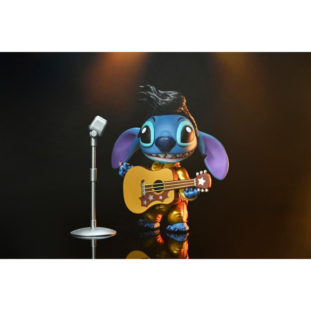 Lilo & Stitch Ultimate Gold Suit Elvis Stitch Action Figure - 7-Inch Scale - NECA