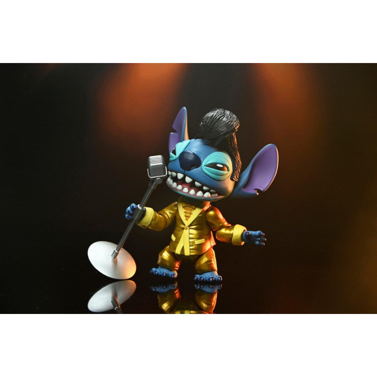 Lilo & Stitch Ultimate Gold Suit Elvis Stitch Action Figure - 7-Inch Scale - NECA