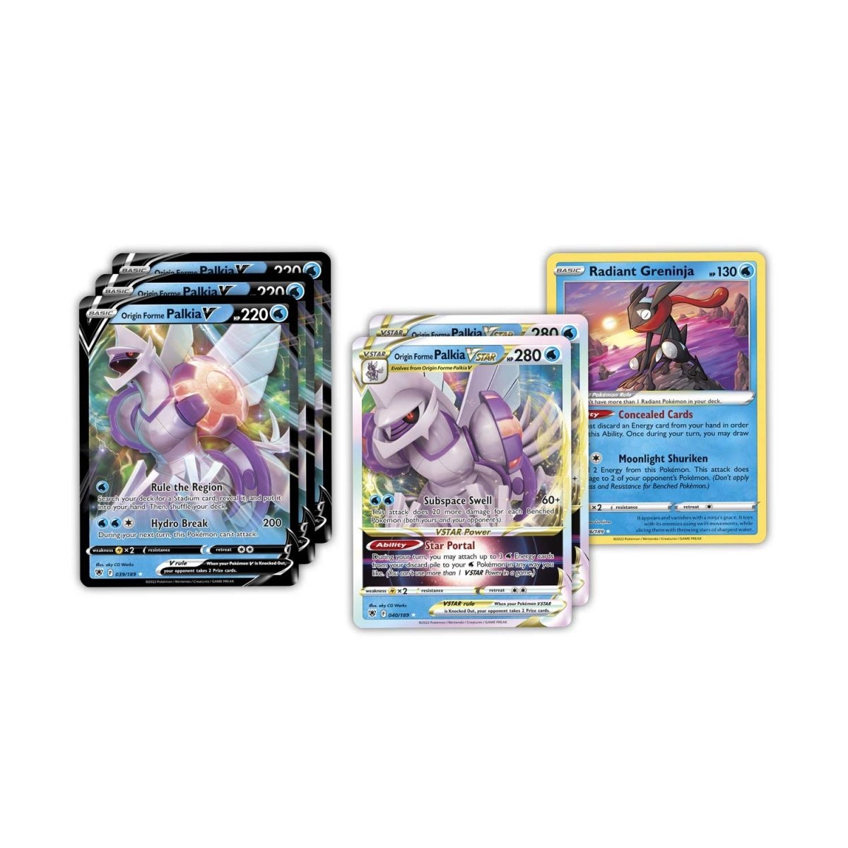 Pokemon TCG Origin Palkia Vstar League Battle Deck