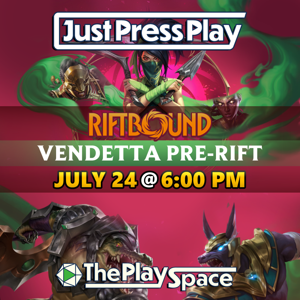 Riftbound: Vendetta Pre-Rift Event Tickets!