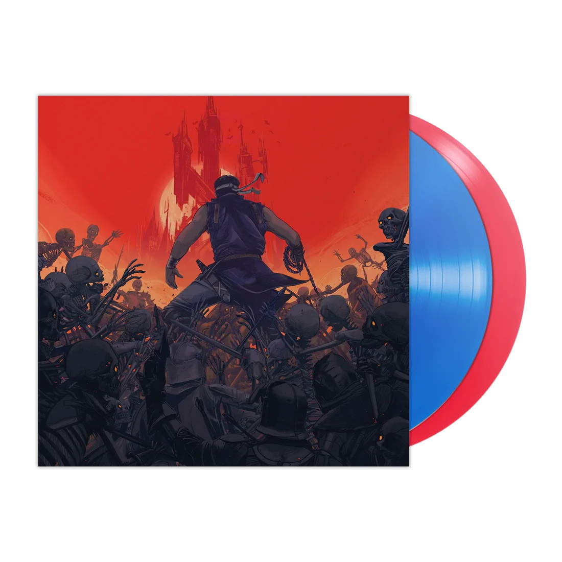 Castlevania: Rondo Of Blood / Dracula X Original Soundtrack - 2xLP Transparent Red & Blue Vinyl Record Set - Mondo