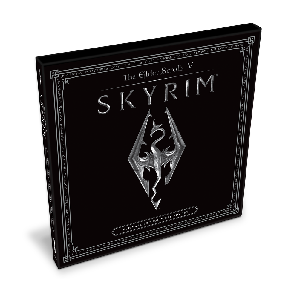 Skyrim Ultimate Vinyl OST Box Set 4 LP Clear