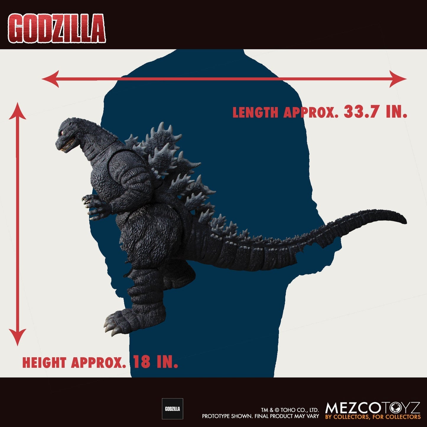 Ultimate Godzilla: Godzilla Mezco Toys 18" Figure