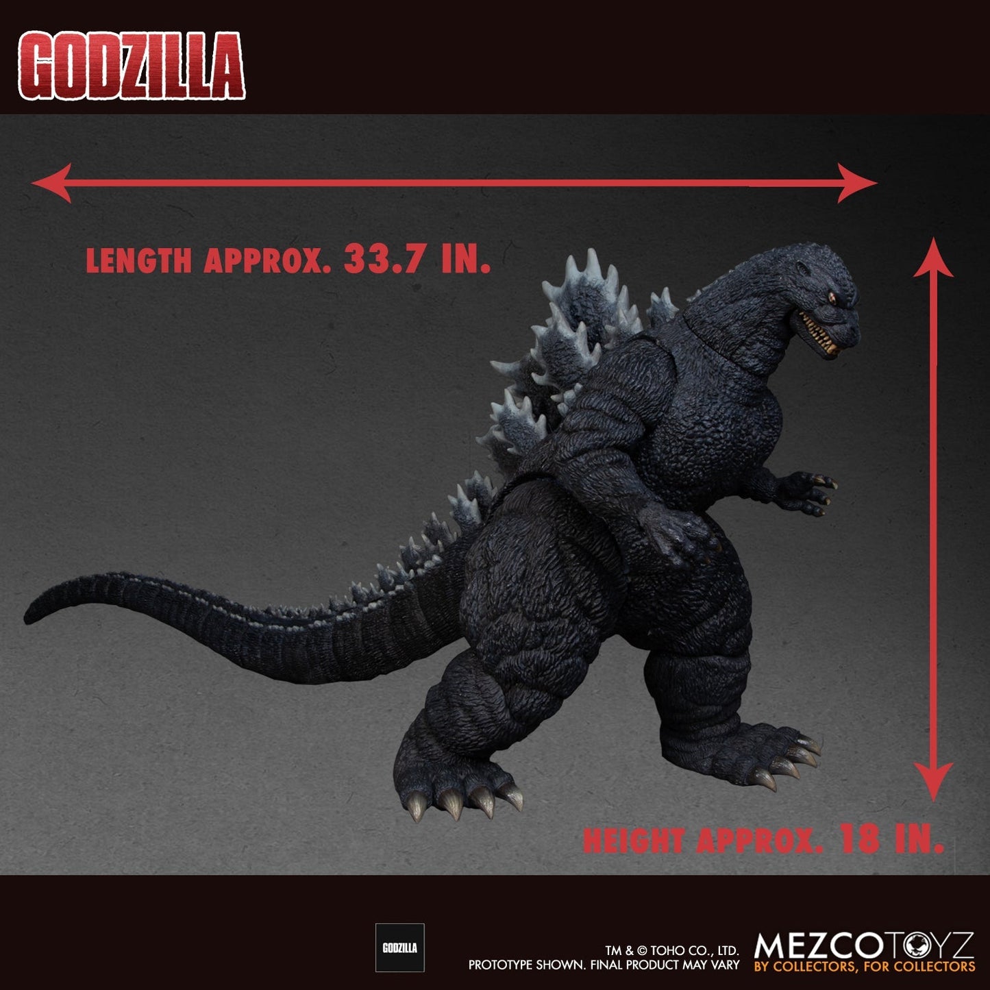 Ultimate Godzilla: Godzilla Mezco Toys 18" Figure