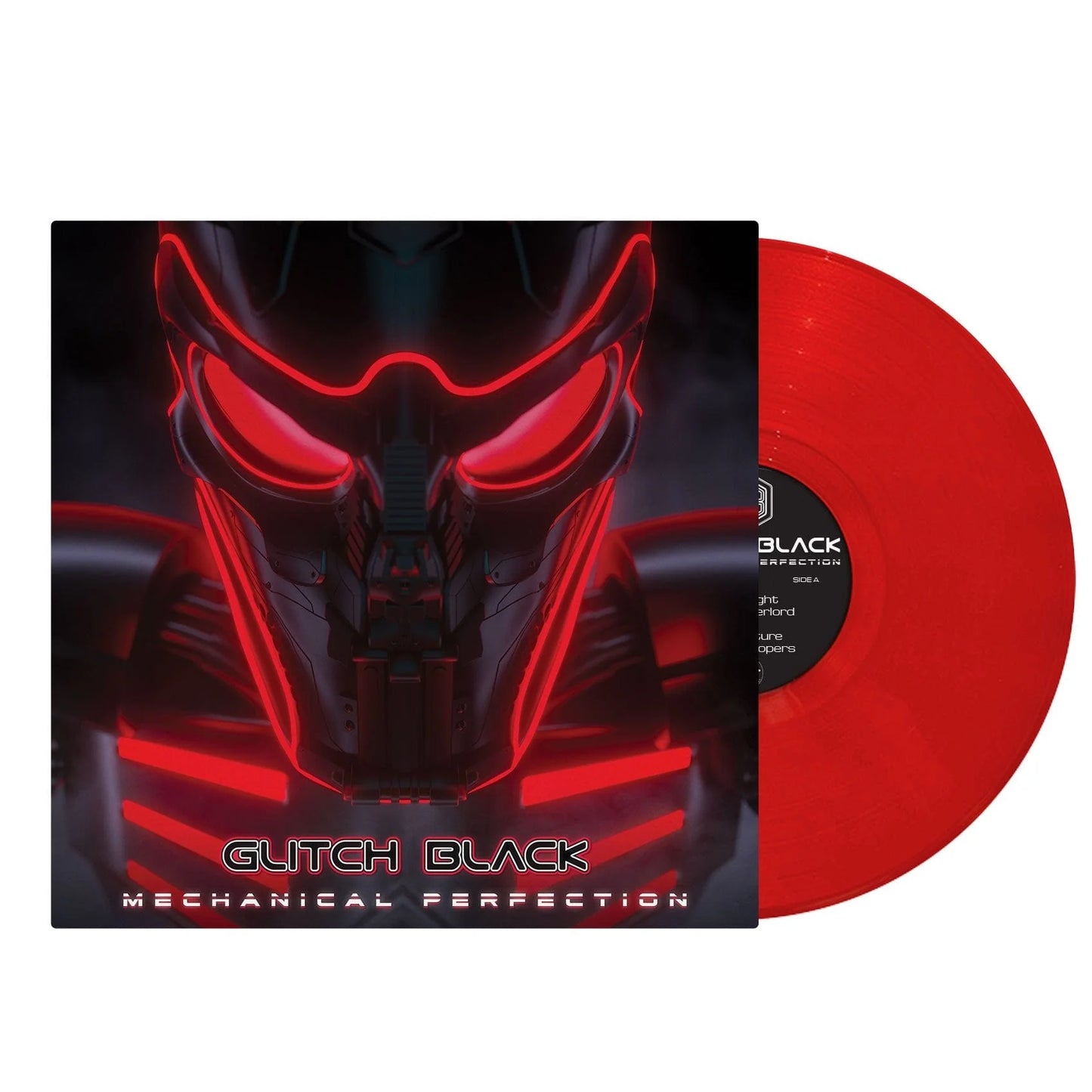 Glitch Black - Mechanical Perfection - LP Record Red Vinyl