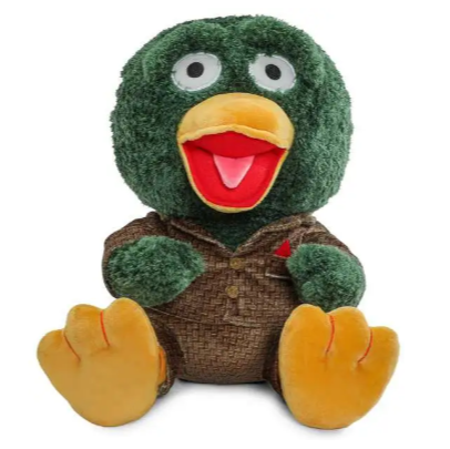Don't Hug Me I'm Scared Green Duck 14.5" Vibrating Plush - Kidrobot - Phunny