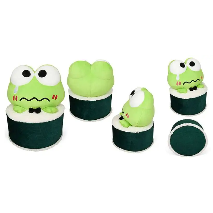 Hello Kitty & Friends Sushi Roll Keroppi Plush - Kidrobot