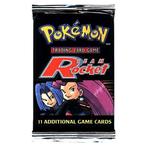 Pokemon TCG Team Rocket Booster Pack - 11 Cards, 1st Edition