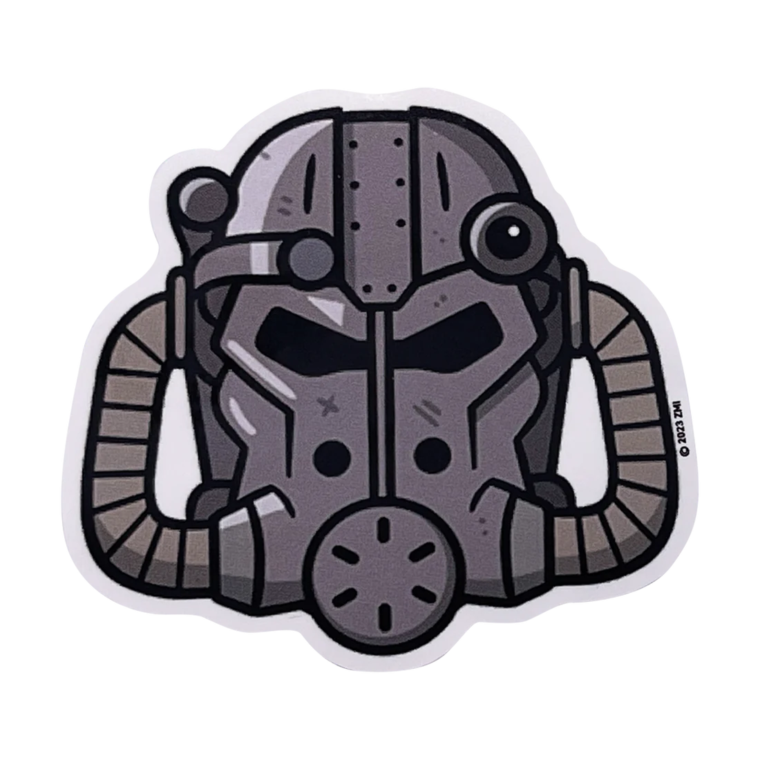 Fallout Brotherhood of Steel Medallion & Vinyl Sticker - Fanattik - Numbered Limited Edition