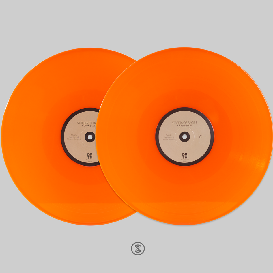 Streets of Rage Soundtrack 2 LP Orange Vinyl