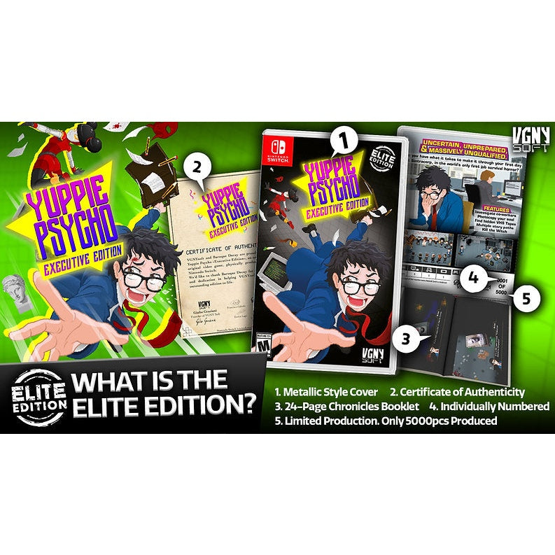 Yuppie Psycho: Executive Edition-Elite Edition - Nintendo Switch VGNYsoft