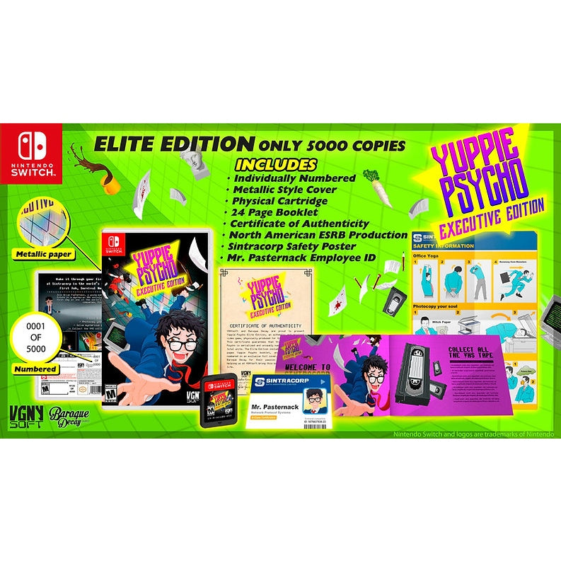 Yuppie Psycho: Executive Edition-Elite Edition - Nintendo Switch VGNYsoft