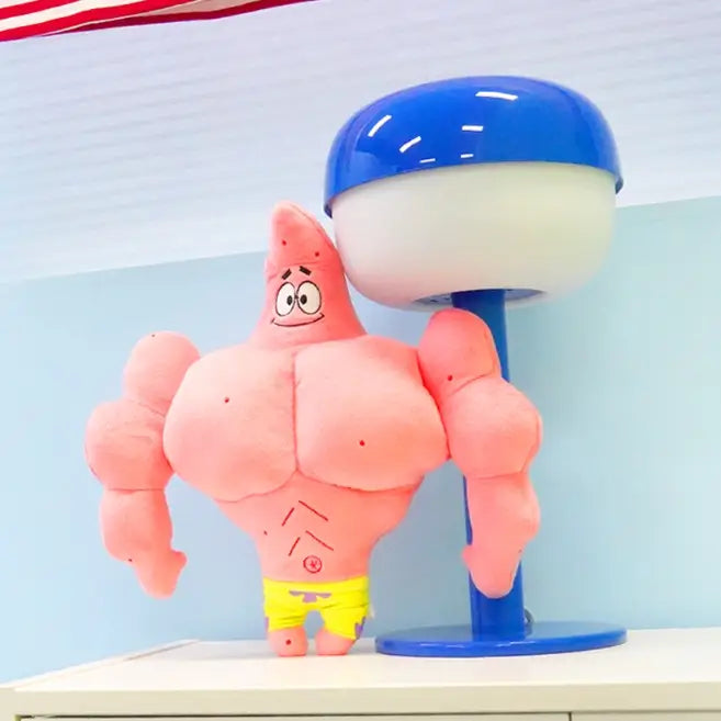SpongeBob SquarePants Muscle Patrick Star - 12" Plush Stuffed Toy - K-Wonderland