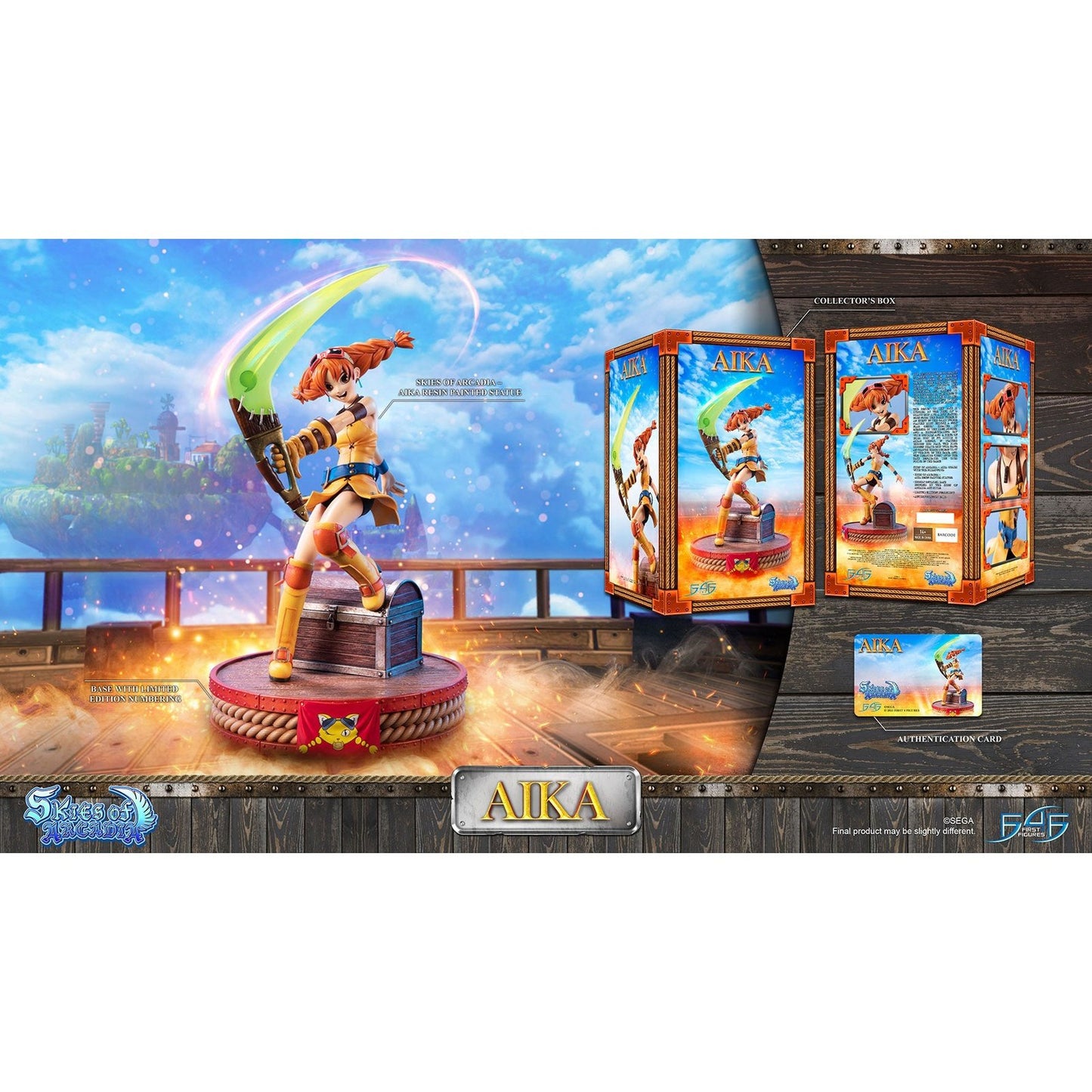Skies of Arcadia Aika Statue