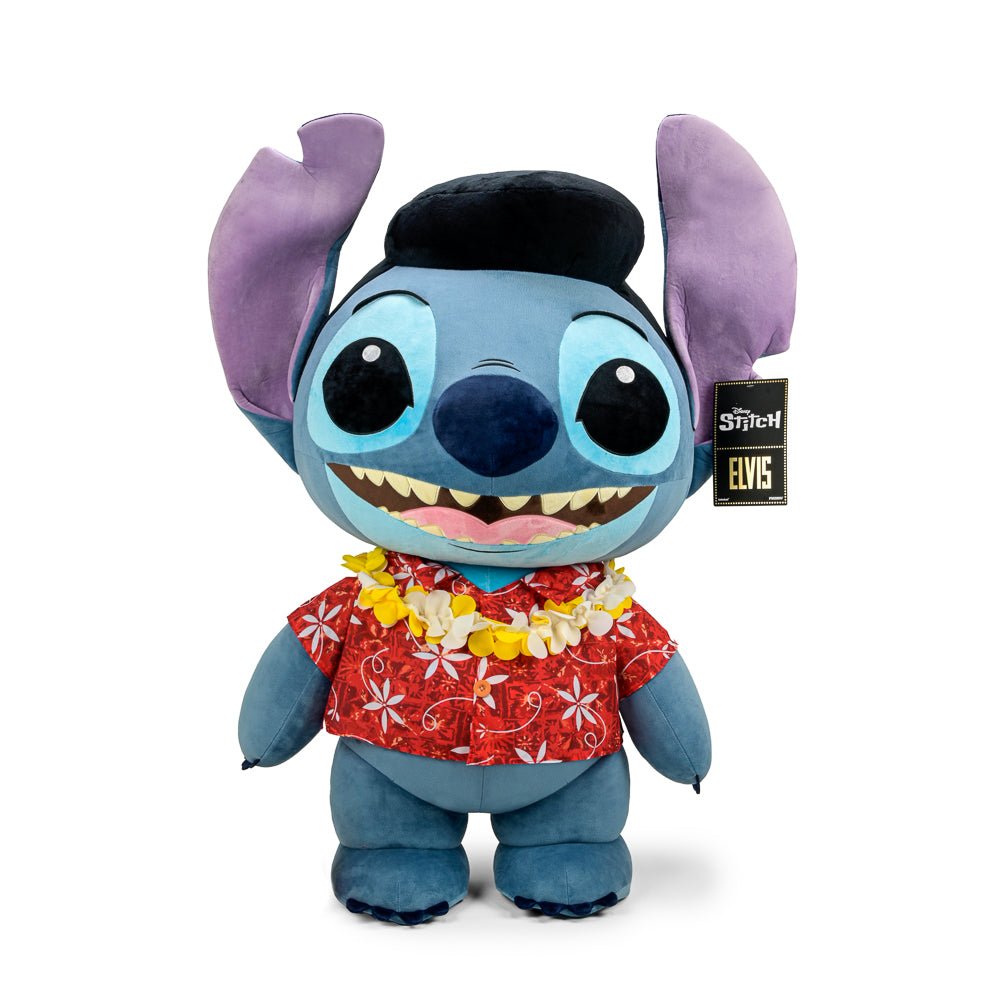 Lilo & Stitch Elvis Blue Hawaiian Stitch 4' Plush - Kidrobot Disney Stitch Inspired by Elvis Collection