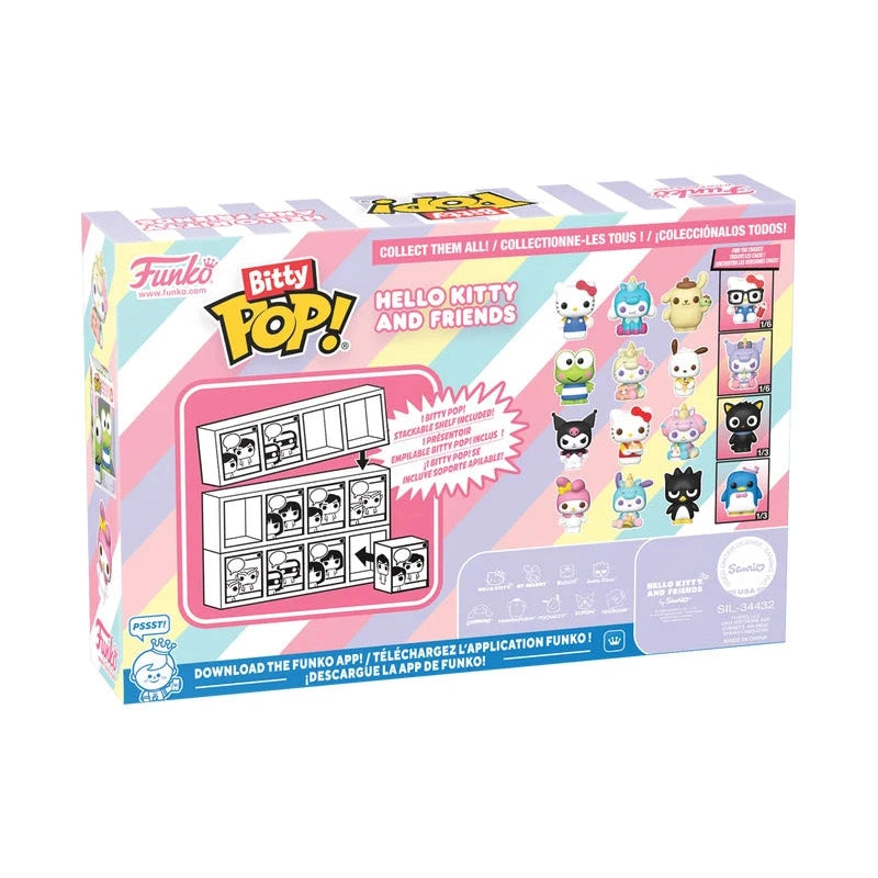 Hello Kitty and Friends Series 1 Vinyl Figure 4-Pack - Sanrio, Funko - Bitty POP!