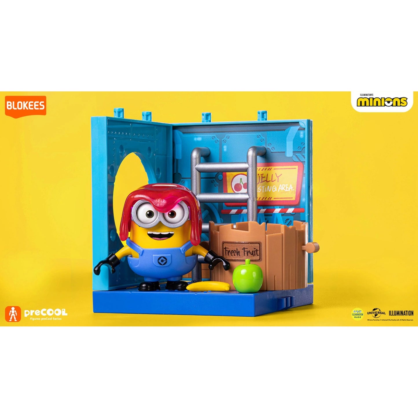Minions preCOOL Jelly Factory Series Bob the Fruit Keeper Model Kit - Blokees
