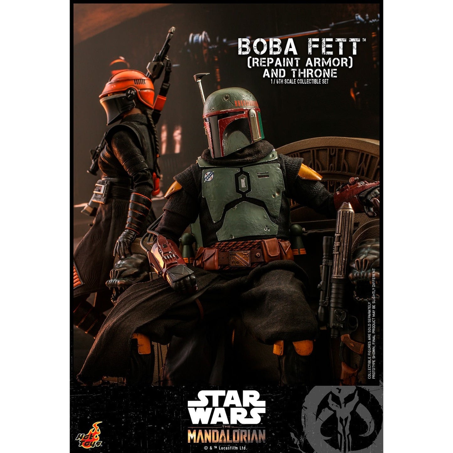 Boba Fett Repaint Armor and Throne - HOT TOYS 1:6 Scale