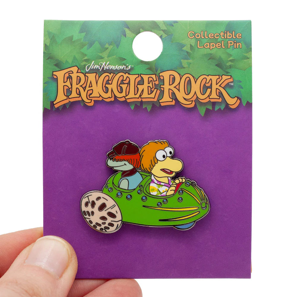 Fraggle Rock Boober & Wembley in Cucumber Car Enamel Pin - Jim Henson Co., Little Shop of Pins - McDonald's Happy Meal Series