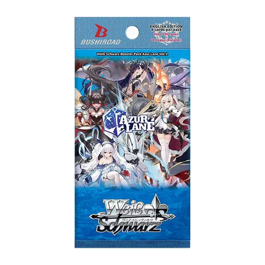 Weiss Schwarz: Azur Lane Vol. 2 Booster Pack - 8 Cards, English Edition - Bushiroad