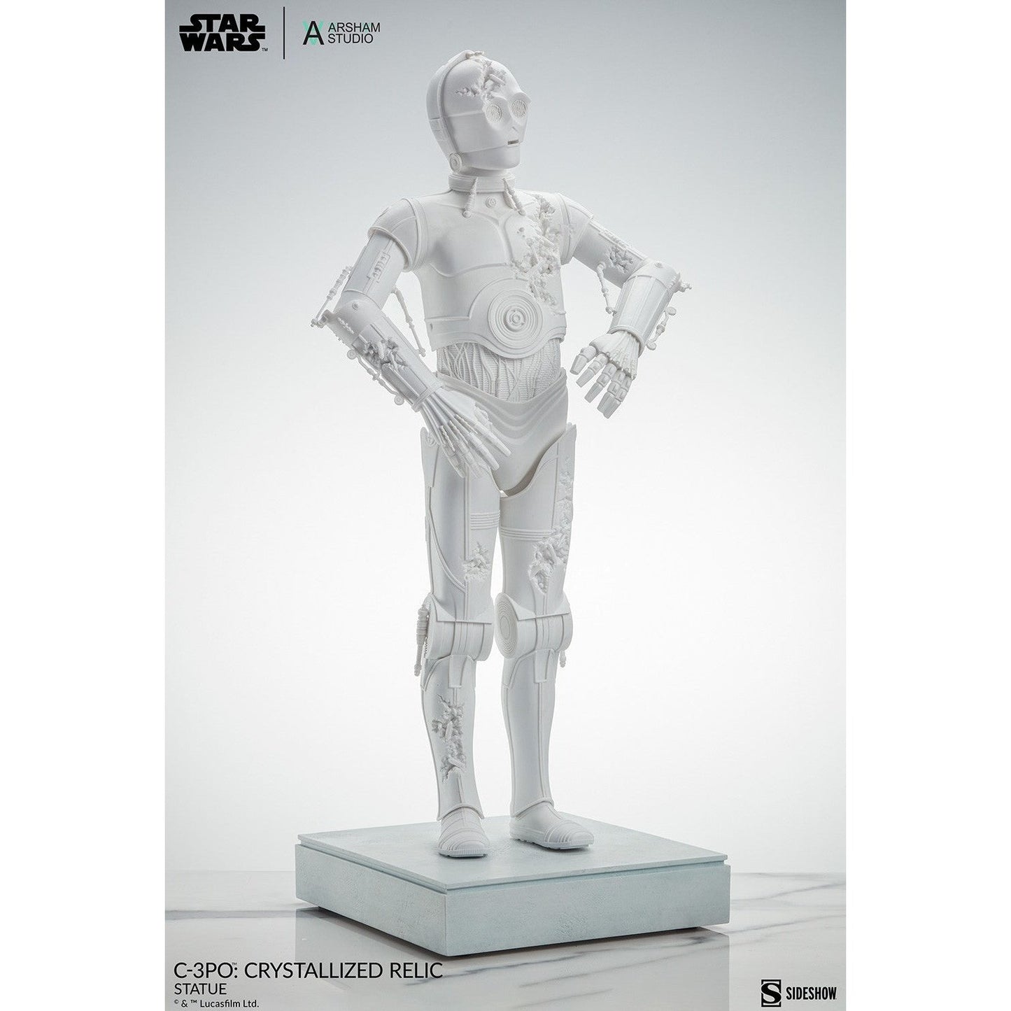 Star Wars C-3PO Crystallized Relic Statue Arsham
