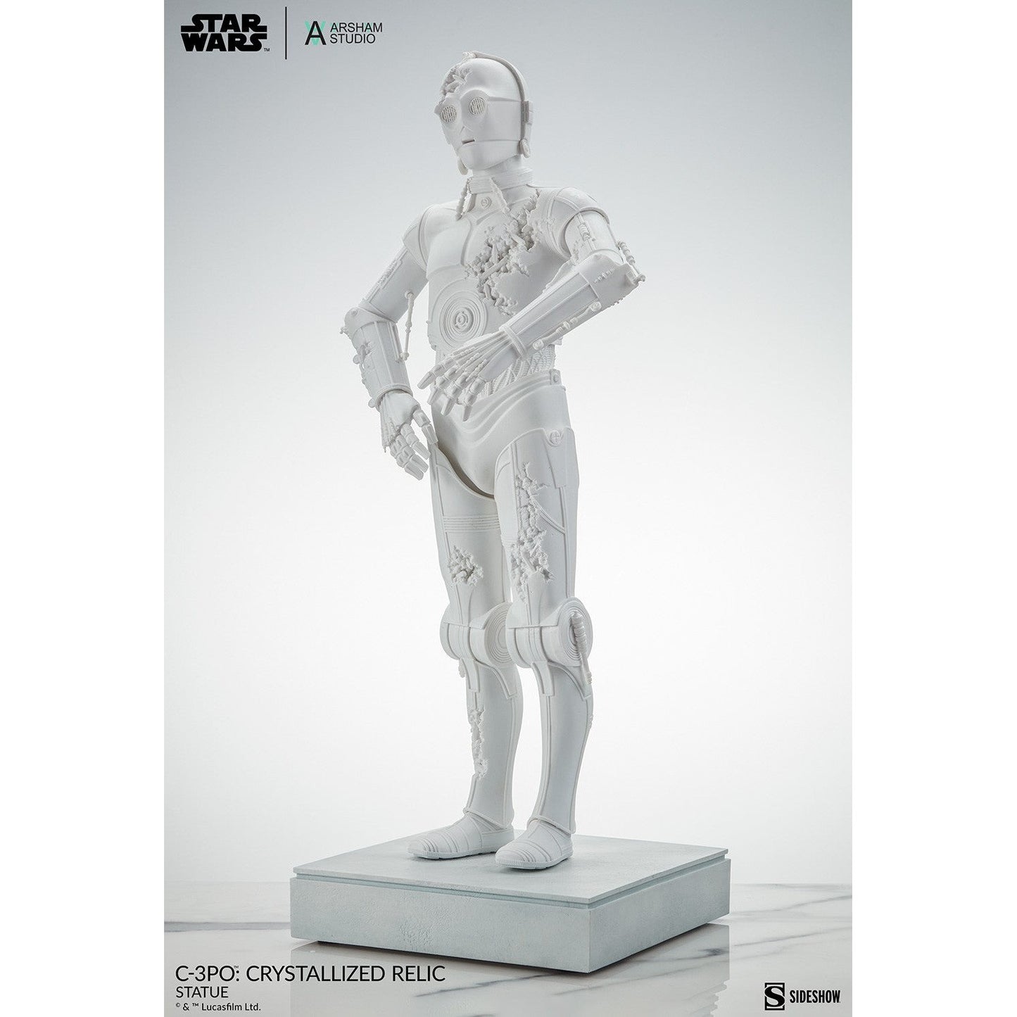 Star Wars C-3PO Crystallized Relic Statue Arsham
