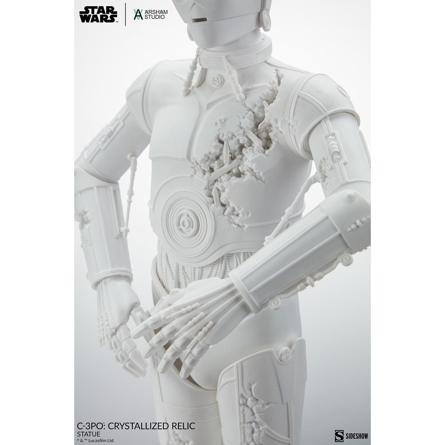 Star Wars C-3PO Crystallized Relic Statue Arsham