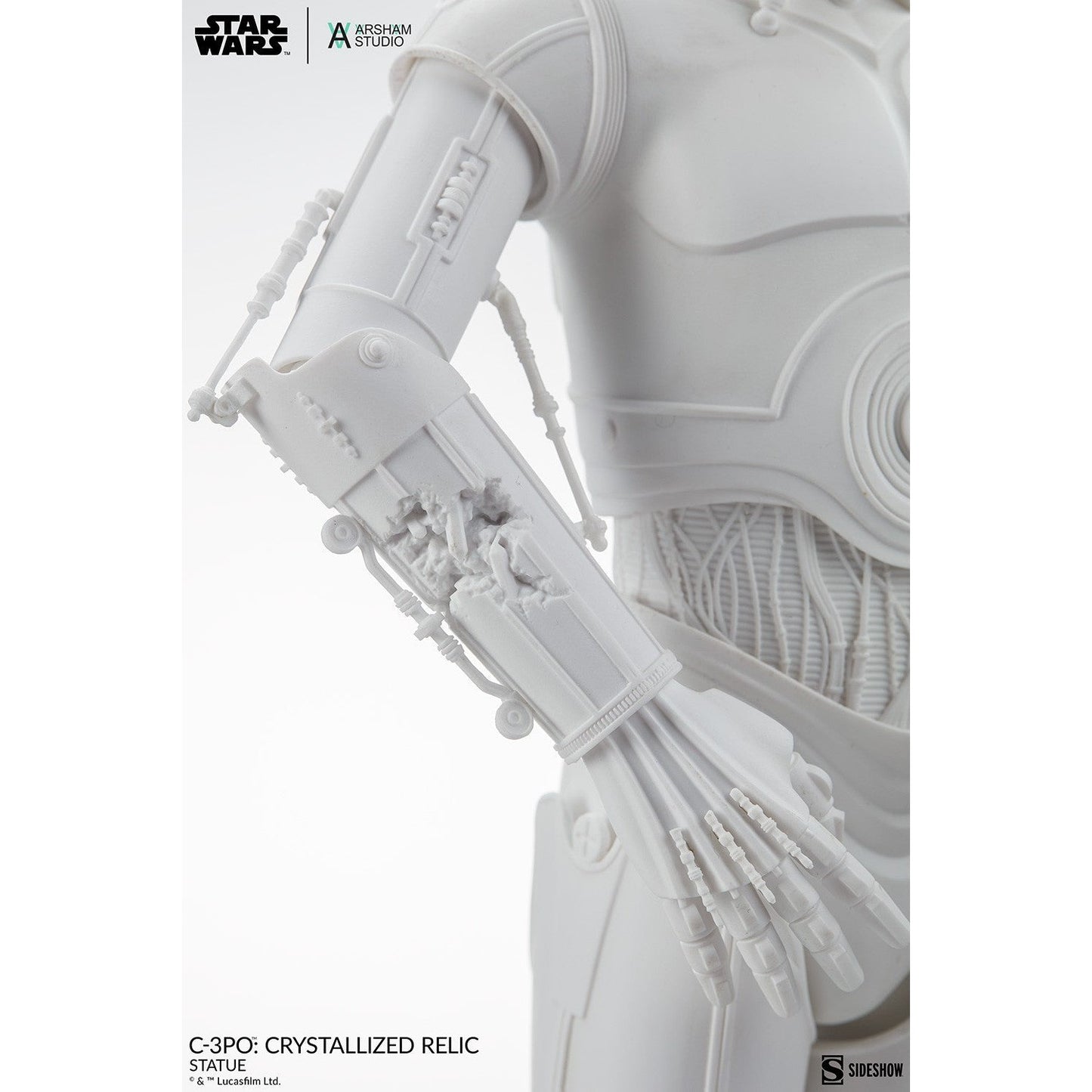 Star Wars C-3PO Crystallized Relic Statue Arsham