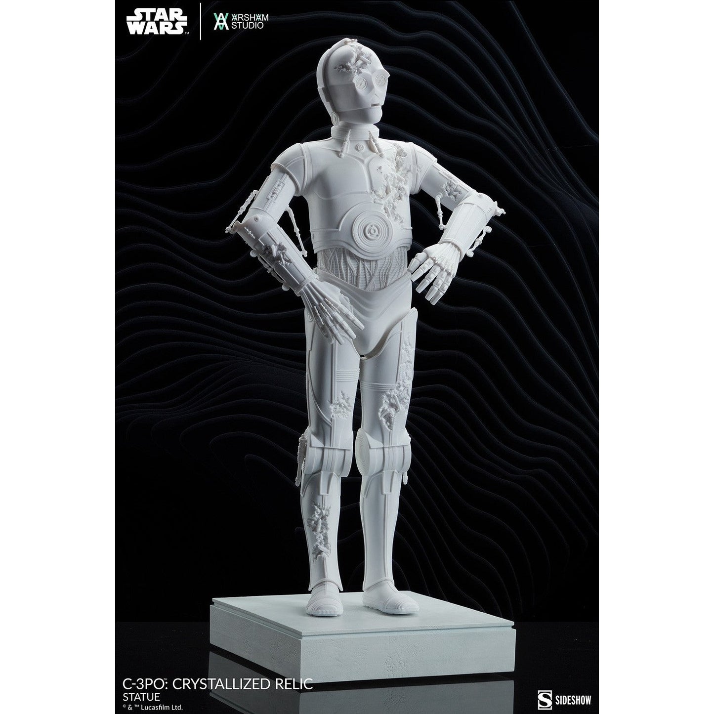Star Wars C-3PO Crystallized Relic Statue Arsham